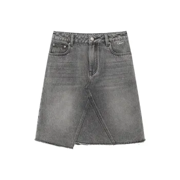 CHUU Casual Short Skirts Women's Dark Gray