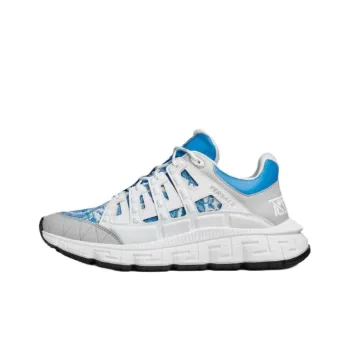VERSACE Trigreca Low Top Casual Shoes Men's Blue