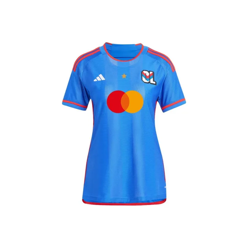 Adidas Olympique Lyonnais Soccer Jerseys Women's Blue-0