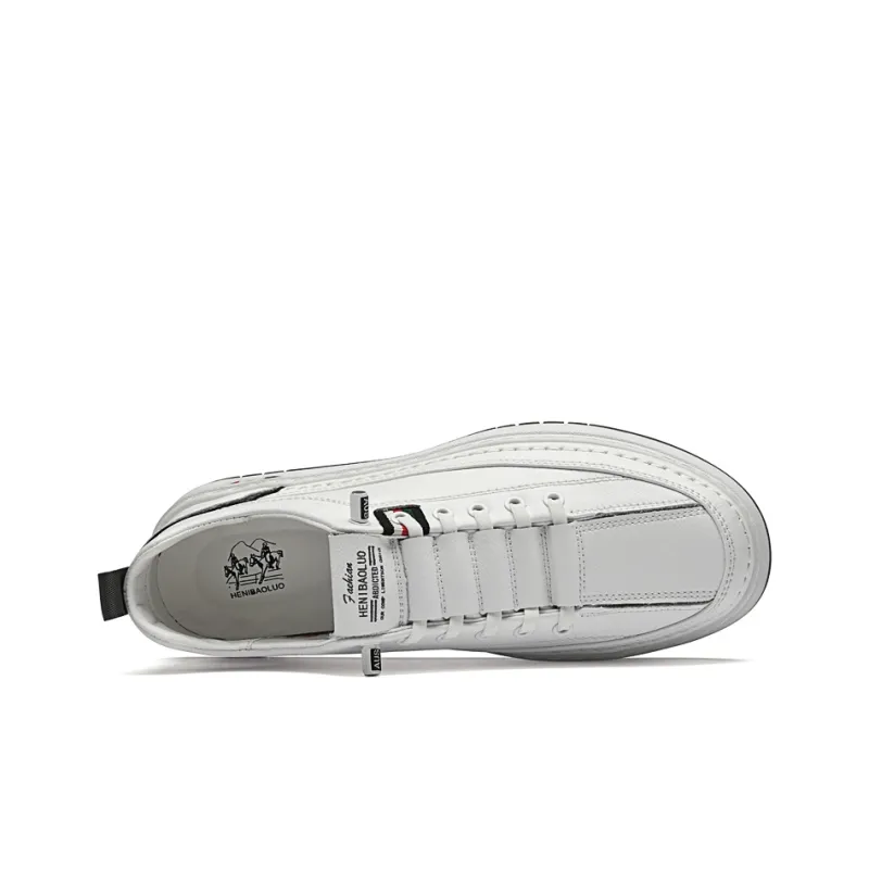 HENIBAOLUO Breathable Low Top Skateboard Shoes Men's-2