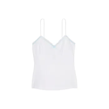 Victoria's Secret PINK BY FRANKIES BIKINIS MARIPOSA COTTON TANK /WP Two-Piece Swimsuits Women's White