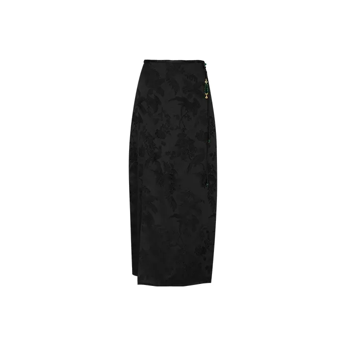 ROSESTUDIOBYGUOPEI Casual Long Skirts Women's-3