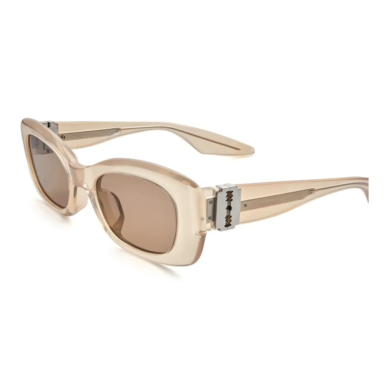 THE OWNER Plate Frame Rectangular Sunglasses Unisex-12