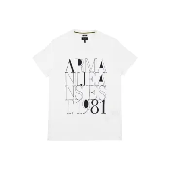 ARMANI JEANS T Shirts Men White