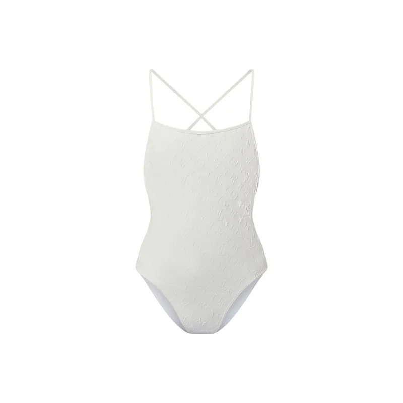 LOUIS VUITTON Monogram Jacquard One Piece Swimsuit-0