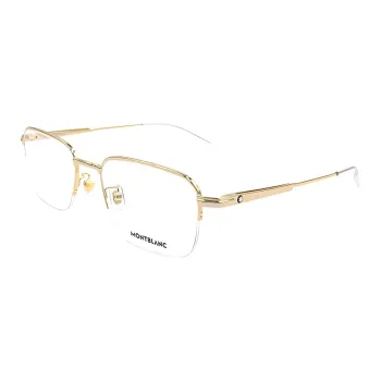 MONTBLANC Alloy Rectangular Eyeglass Frames Men's