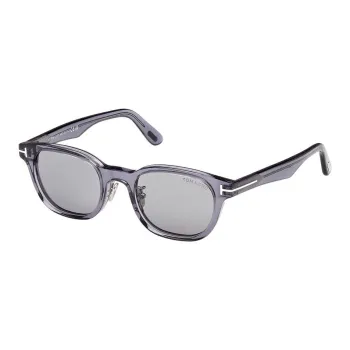TF Plate Frame Square Sunglasses Unisex Gray