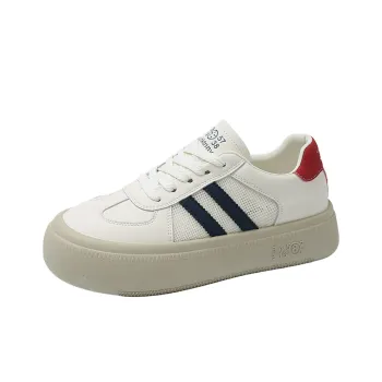 BANWEIDIYA Slip Resistant Cushioning Abrasion Resistant Low Top Skateboard Shoes Women's