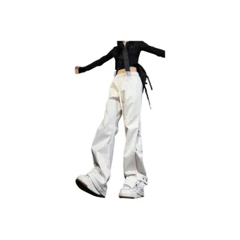 DARK HORSE Casual Pants Unisex Apricot