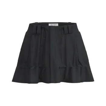 URBAN REVIVO Casual Short Skirts Women's Black