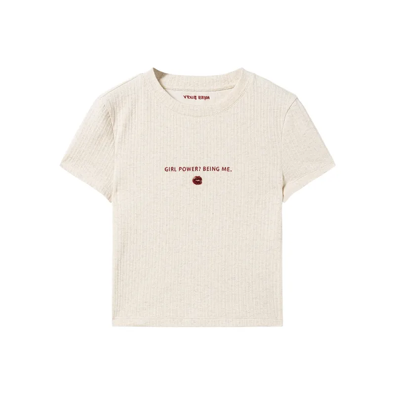 Miss Sixty T Shirts Women's Light Heather Gray-0