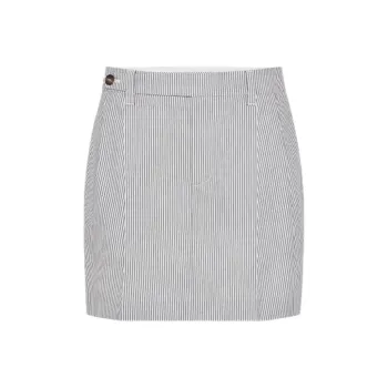 Brunello Cucinelli Casual Short Skirts Women's Light Gray