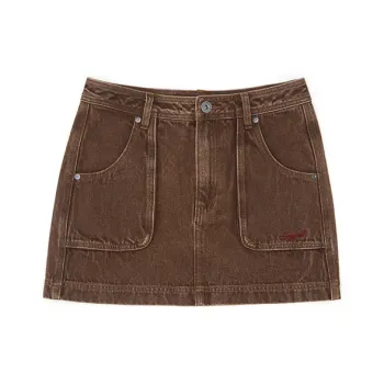 JOYRICH Denim Short Skirts Women's Khaki