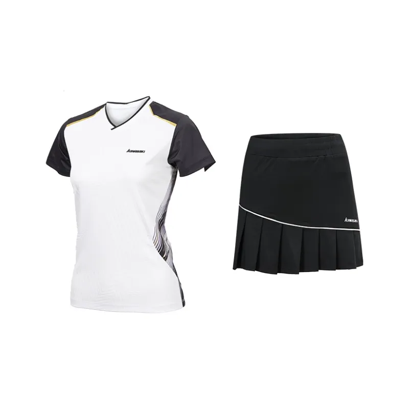 Kawasaki Skirt Set Women's 2 Pack Black Gold-0