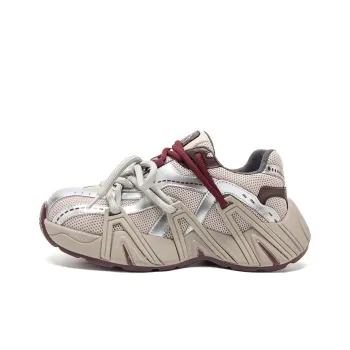 MALEMONKEY Abrasion Resistant, Breathable, Lightweight, Height Increasing Low Top Chunky Sneakers Women's