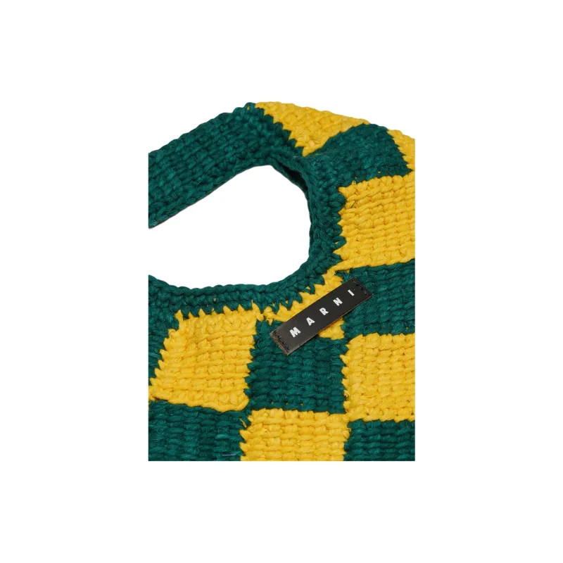 MARNI Acrylic Handbag Kids' Green & Yellow-2