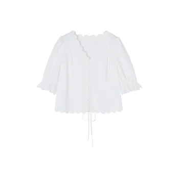 XIANGYING Shirts Women's White