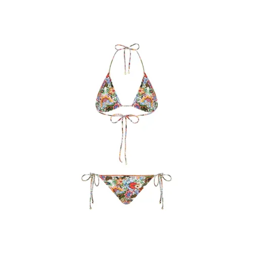 ETRO Bouquet-Inspired Printed Triangle Bikini