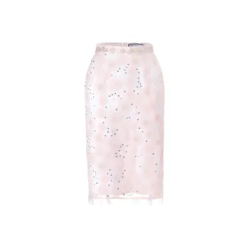 Misi Camii Casual Long Skirts Women's Pink