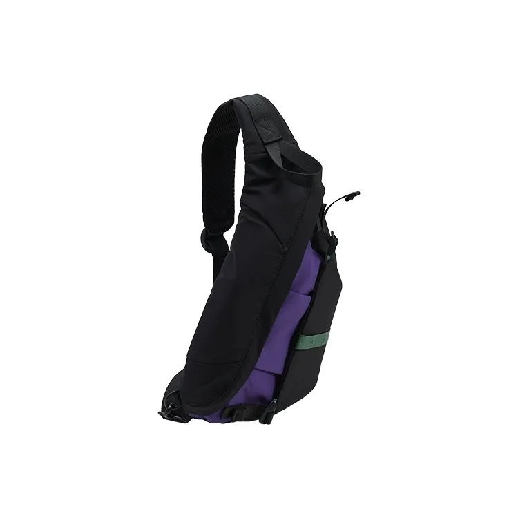 URBAN REVIVO Fabric Sling Bag Women's Black-1