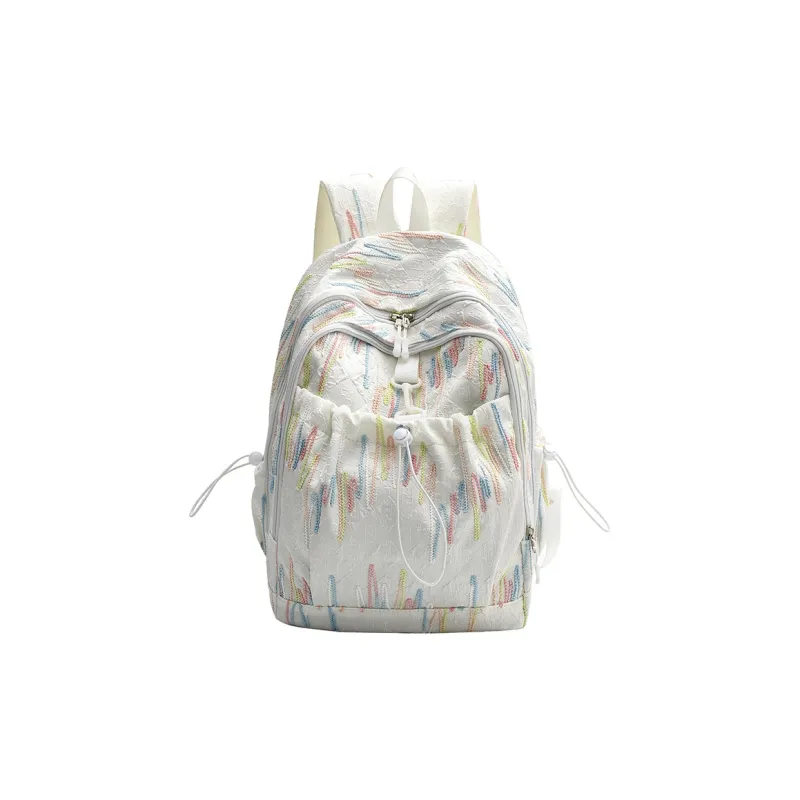PAIBLOKS Canvas Backpack Women's Multicolor-0