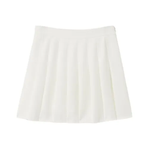 Love To Serve Casual Short Skirts Women's White