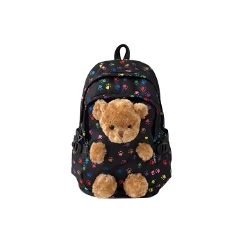 Kaka Tree Nylon Backpack Women's White/Black