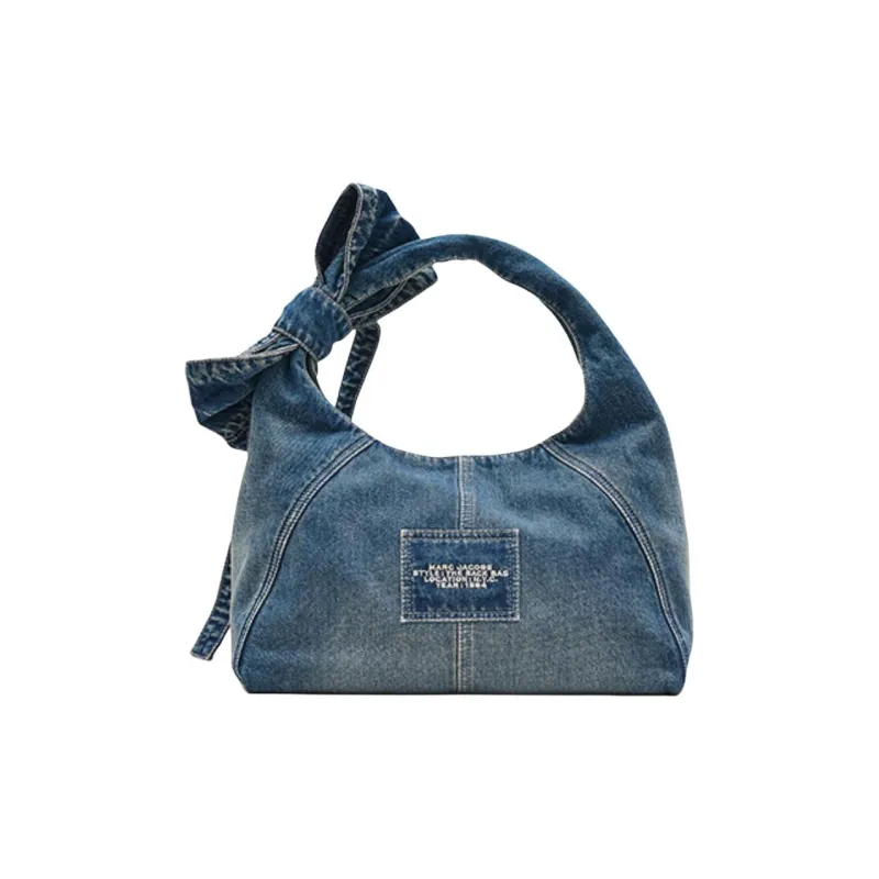 MARC JACOBS The Bow Denim Sack Bag-1