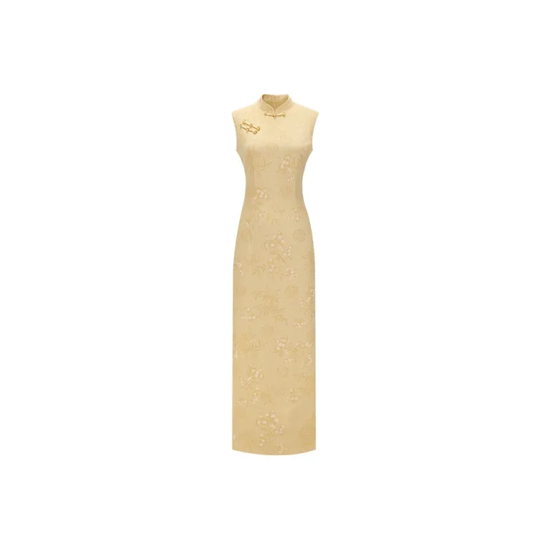 PAZZO Sleeveless Dresses Women's Light Yellow-0