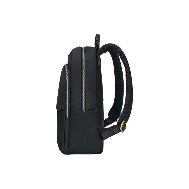 SEPTWOLVES Fabric Backpack Large Size Unisex Black-1
