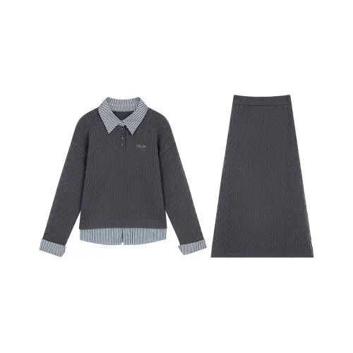 ELF SACK Two Piece Skirt Sets Women's