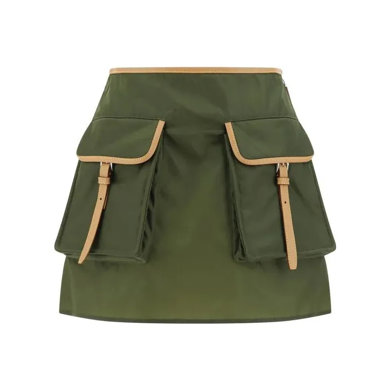 PRADA Cargo Short Skirts Women's Green-0