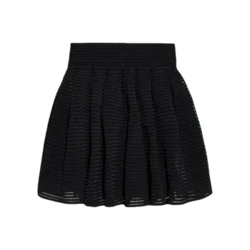 Alaia Crinoline Knitted Mini Skirt