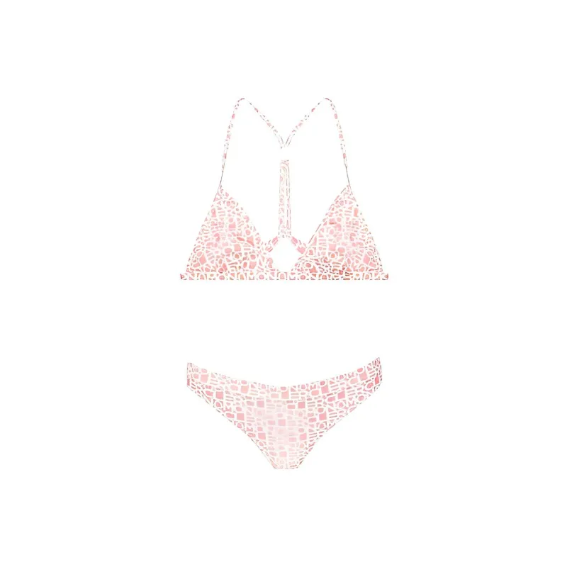 Moncler Allover Logo Printed Alose Two-Piece Bikini Set-0