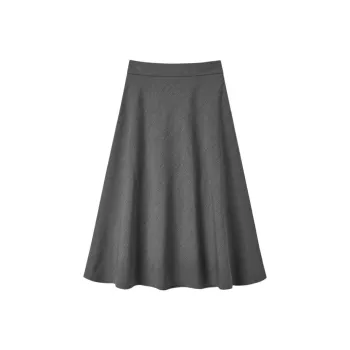 EICHITOO Casual Long Skirt Women's Dark Gray