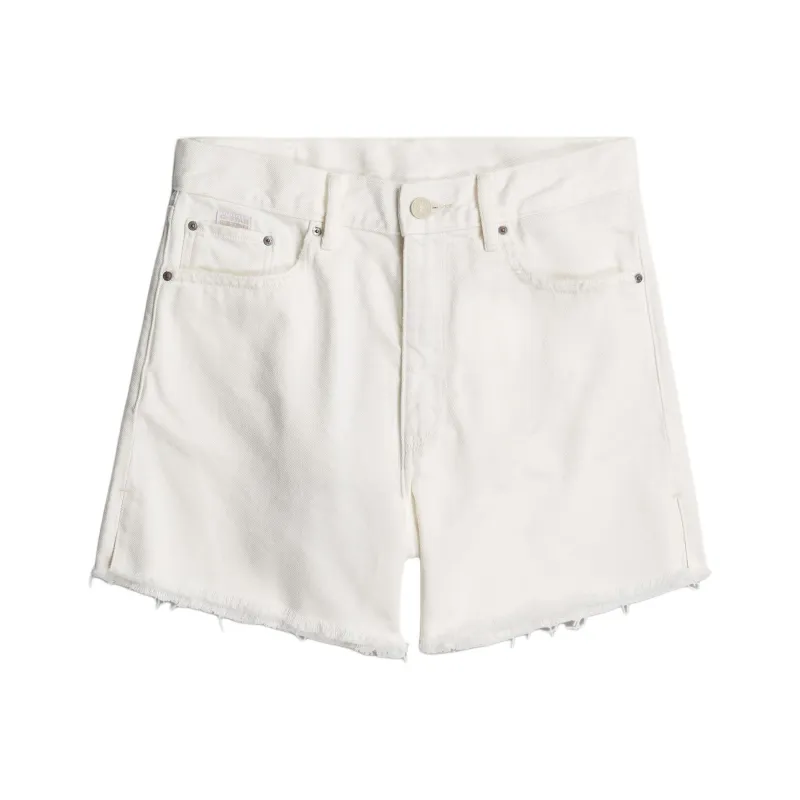 G STAR RAW Denim Shorts Women's Chalk-0
