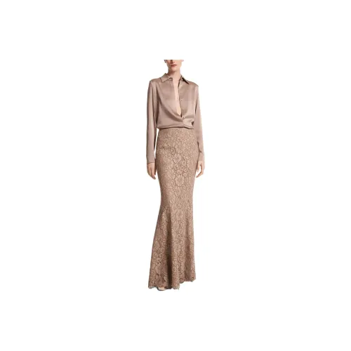 MICHAEL KORS MMK FW23 Casual Long Skirt Women's Taupe