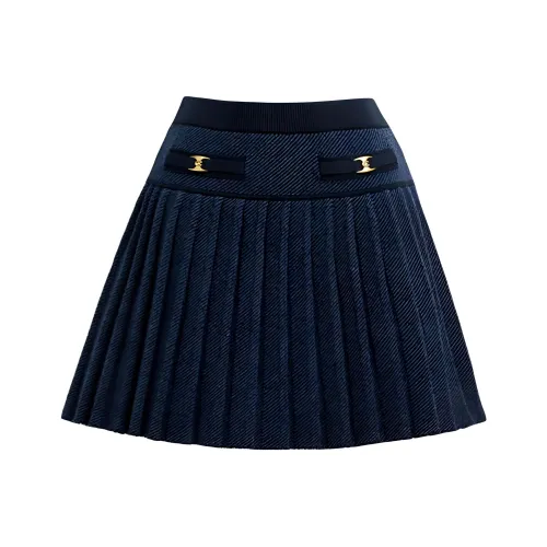 COACH SS25 Casual Short Skirts Women's Blue