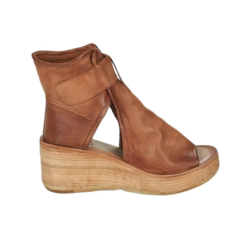AirStep NOA BUCKLE Roman Sandals Women's Brown-1