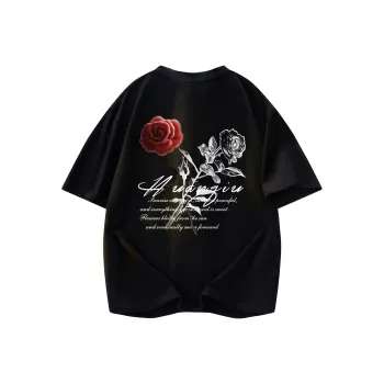 HUANQIU T Shirt Unisex Navy Blue