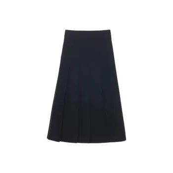 Studio Nicholson Pleated Asymmetric Skirt