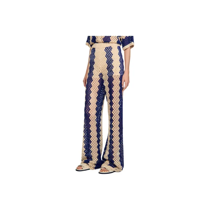 Sandro Knitted Trousers-3