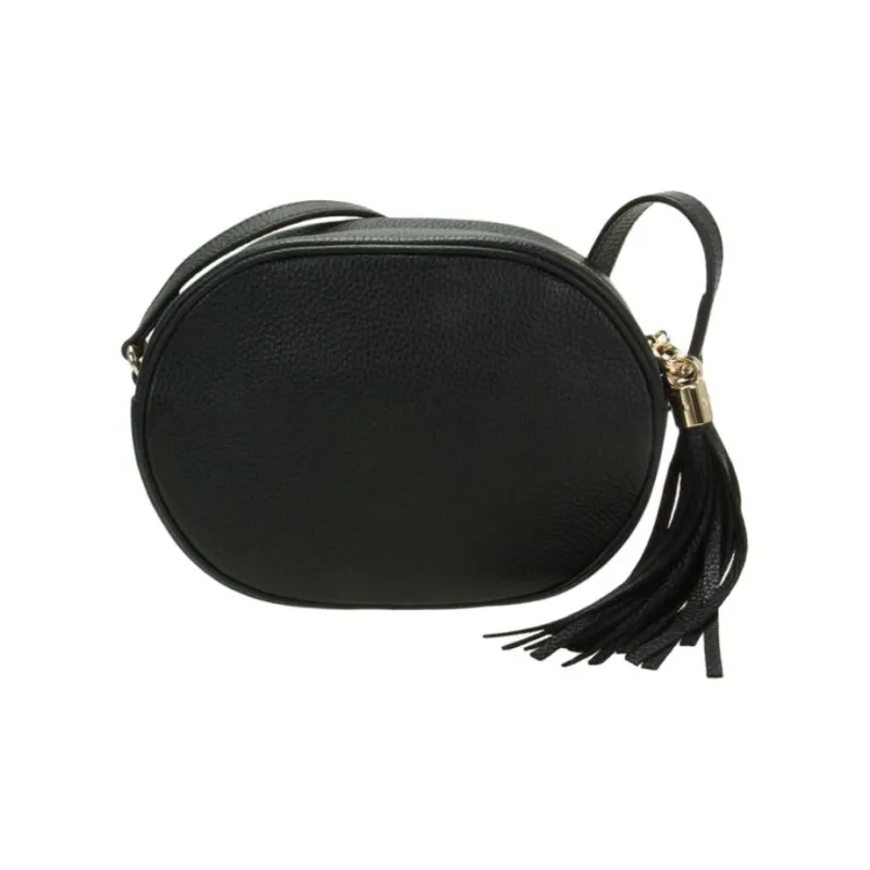 GUCCI Soho Calfskin Shoulder Bag Women's Black-2