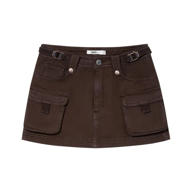 LINCchic Cargo Short Skirts Women's-2