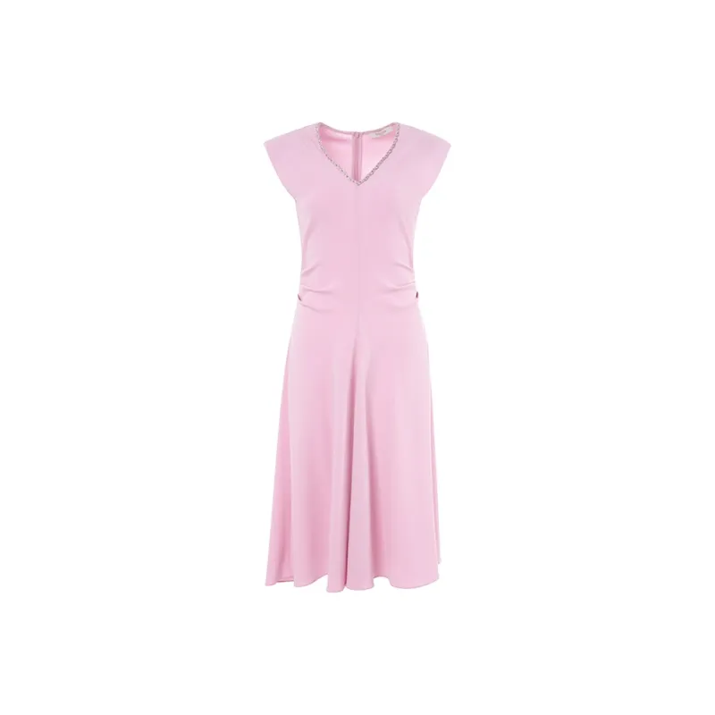 BESIONIA SS25 Sleeveless Dress Women's Pink-0