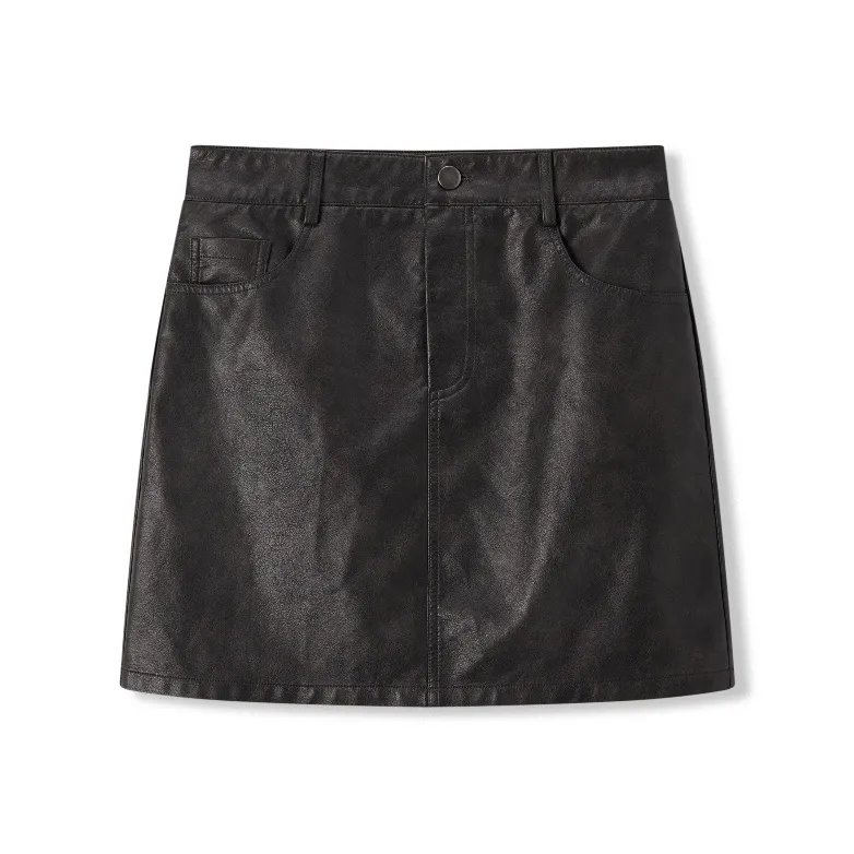 SEM/R Casual Short Skirts Women's Blackish-0