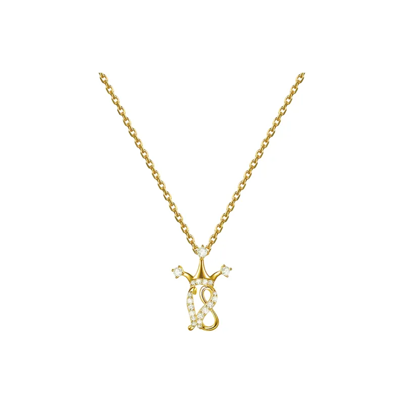 Barbie S925 Silver Necklaces Unisex-0