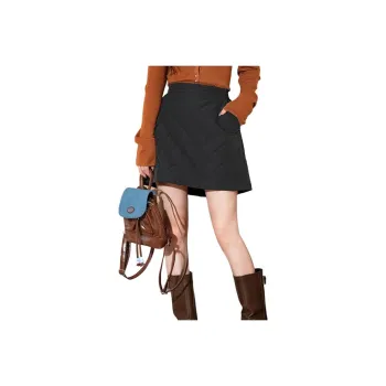 Tonlion Casual Short Skirts Women's Black