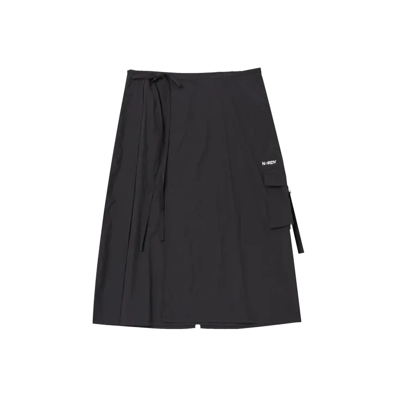 NERDY SS24 Casual Long Skirt Women's Black-0