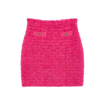 Bebe Casual Short Skirts Women's Rose Red